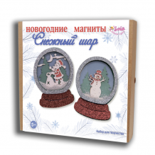 Купить санта лючия набор для творчества новогодние магниты снежный шар 3300
