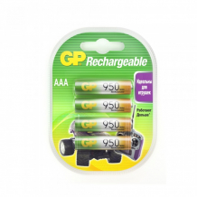 Купить gp аккумулятор rechargeable aaa (lr03) 4 шт. gp 95aaahc-2decrc4 40/400