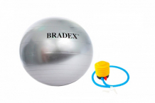 Купить bradex мяч для фитнеса антивзрыв 75 см с насосом sf 0380