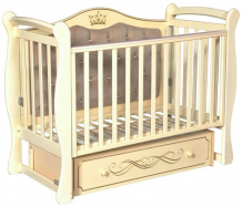 Купить детская кроватка антел julia 111 с мягкой стенкой универсальный маятник 73824