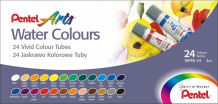 Купить pentel акварель water colours 24 цвета wfrs-24