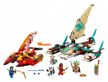 Купить конструктор lego ninjago 71748 лего ниндзя морская битва на катамаране 71748