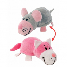 Купить мягкая игрушка 1 toy вывернушка розовый кот-мышка 2 в 1 35 см т10928