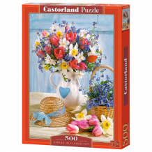 Купить castorland puzzle весенний букет (500 элементов) b-53520