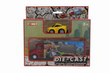 Купить funky toys набор: грузовик и машинка die-cast ft6105