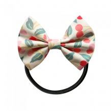 Купить milledeux резинка для волос bowtie bow маленькая liberty cherry drop cdb-lc-07