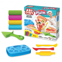Купить aяt craft набор для лепки пиццерия тесто 4 цвета по 50 г 03555