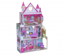 Купить kidkraft кукольный домик розовый замок 10117_ke