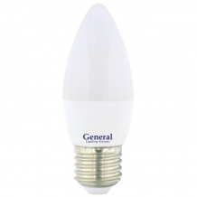 Купить светильник general лампа led 10w e27 4500 свеча 10 шт. 46151