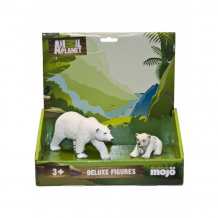 Купить mojo набор фигурок animal planet l: белые медведи 387183021p