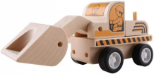 Купить деревянная игрушка udeas машинка-конструктор погрузчик 811007d