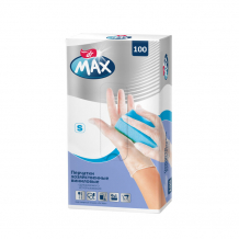 Купить dr. max перчатки виниловые одноразового использования 100 шт. ch-144-w100