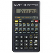 Купить staff калькулятор инженерный stf-165 128 функций 10 разрядов 250122