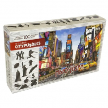 Купить нескучные игры деревянный пазл citypuzzles нью-йорк 8229