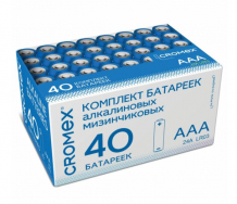 Купить cromex батарейки алкалиновые ааа (lr03, 24а) 40 шт. 455596