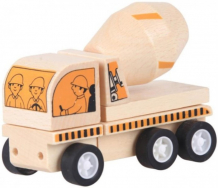 Купить деревянная игрушка udeas машинка-конструктор бетономешалка 811007g 811007g