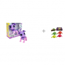 Купить интерактивная игрушка 1 toy robopets робо-пёс и 1 toy мелкие пакости жмяка лягушка 
