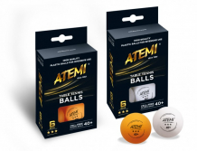 Купить atemi мячи для настольного тенниса 3* 6 шт. atb36o