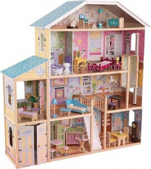 Купить kidkraft большой кукольный дом великолепный (королевский) особняк с мебелью 65252_ku