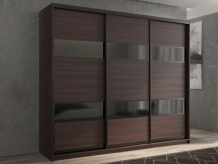 Купить шкаф рв-мебель купе 3-х дверный кааппи 240х60 см (венге) kaappi3-36