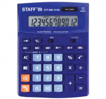 Купить staff калькулятор настольный stf-888-12 12 разрядов 25045