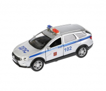 Купить технопарк машина металлическая со светом и звуком lada vesta sw cross полиция 12 см vesta-cross-p-sl