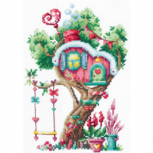 Купить сделай своими руками набор для вышивания дома на деревьях сладкий №131