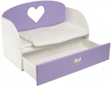 Купить кроватка для куклы paremo диван сердце pfd120