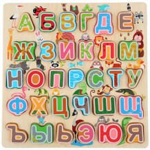 Купить деревянная игрушка lucy & leo красочный набор алфавит ll201