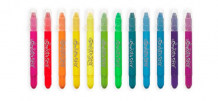 Купить ooly набор цветных акварельных гелевых мелков с кисточкой 24 цвета 133-091
