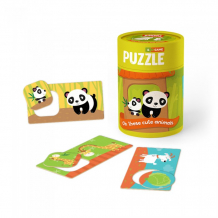 Купить mon игровой набор зоология для малышей хвостатые друзья: пазлы и карточки с заданиями 200109