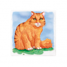 Купить раскраска maxi art многоразовая рыжий котик 20х20 см ma-2104-5-6