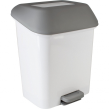 Купить spin&clean контейнер для мусора с педалью step 15 л sv4061