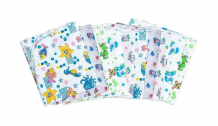 Купить пеленка чудо-чадо для новорожденных ситцевая ассорти 10 шт. птс01-002