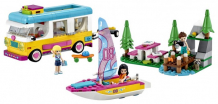 Купить конструктор lego friends лесной дом на колесах и парусная лодка 41681