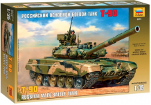 Купить звезда модель российский основной боевой танк т-90 3573