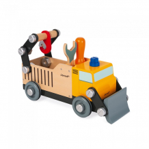 Купить деревянная игрушка janod игрушка-конструктор строительный автомобиль brico'kids j06470
