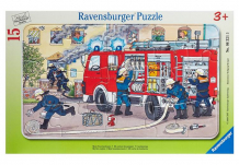 Купить ravensburger пазл пожарная машина 15 элементов 06321