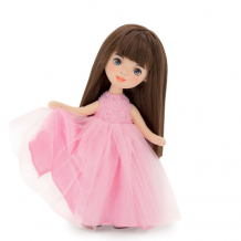 Купить orange toys sophie в розовом платье с розочками серия вечерний шик 32 см ss03-03