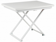 Купить levmar стол-трансформер compact глянец (опоры белые) 7125110708