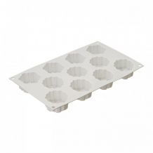 Купить silikomart форма для приготовления пирожных и конфет snowflakes 26.115.87.0065