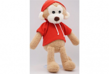 Купить мягкая игрушка unaky soft toy мартышка лорейн в красной толстовке 26 см 0969326-16