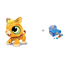 Купить интерактивная игрушка 1 toy роболайф львенок со световым эффектом и hot wheels слизь с игрушкой и наклейкой 130 г 