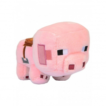 Купить мягкая игрушка minecraft happy explorer saddled pig 16 см tm03312