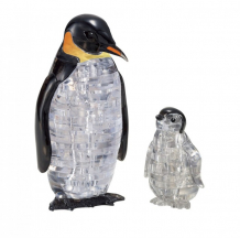 Купить crystal puzzle 3d головоломка пингвины (43 детали) 90165