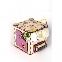 Купить деревянная игрушка mylandtoys куб с электрикой №16 куб-э-1