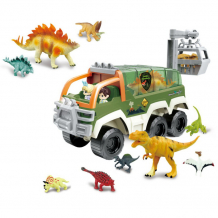 Купить pituso игровой набор машина с динозаврами dinosaur explorer hw21102548