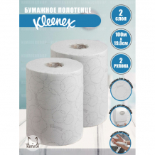 Купить kleenex бумажные полотенца ultra slimroll 2 слоя 2 рулона kg6781/2