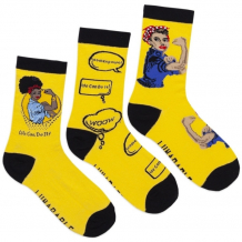 Купить lunarable комплект женских носков с принтом 040 3 пары kcrp040_35-39