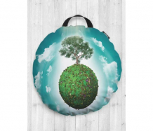 Купить joyarty декоративная подушка сидушка планета с деревом 52 см dsfr_16045